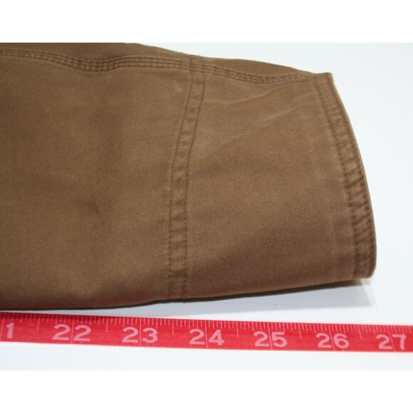 VTG Old Navy Canvas Barn Chore Coat Mens XXL Brown Fleece Lined Workwear Jacket - Picture 9 of 9